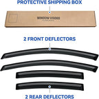 Window Visors Rain Guards Shield - Image 6