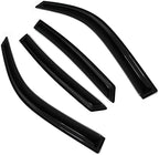 4pc Sun Rain Guards Window Visor Wind Deflector Compatible - Image 2