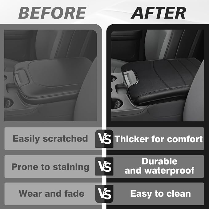 Muslogy Center Console Armrest Cover Compatible - Image 7
