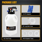 Transmission Fluid Transfer Pump Kit, 10L Pneumatic Fluid Extractor and - Image 8