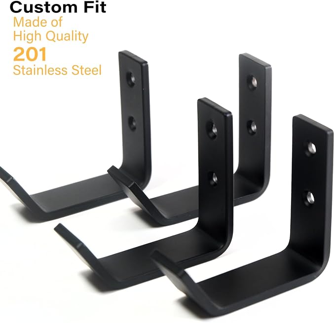4 Packs Jack Stands Wall Mount Organizer, Heavy Duty Stainless Steel Holder - Image 5