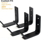 4 Packs Jack Stands Wall Mount Organizer, Heavy Duty Stainless Steel Holder - Image 5