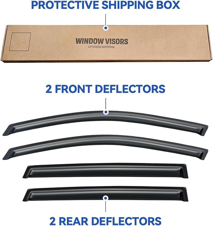 Window Visors Rain Guards Shield - Image 5