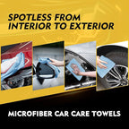 HOMEXCEL Blue Microfiber Cleaning Cloth 12 Pack, 12.5 x 12.5 inch Microfiber - Image 4