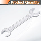 HARFINGTON Double Open End Wrench 13mm x 15mm Metric 15 Degree Offset Angle - Image 3
