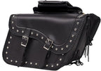 GARGOYLE BELLS Motorcycle Saddle Bags Synthetic Leather Motorcycle Luggage Bag by GARGOYLEBELLS