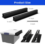 6 Pack Overhead Storage Bin Rack, Ceiling Racks - Image 3