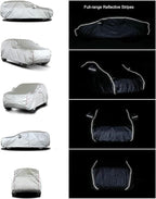 Tecoom Hard Shell Waterproof Car Cover, Zipper Design - Image 8
