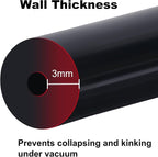 EVIL ENERGY 5/32 1/4 5/16 3/8 Silicone Vacuum Tubing Hose Line Kit 5FT 4PCS - Image 3