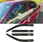 94228 Sunproof Waterproof Side Window Wind Deflector, Rain Guards Visor fit - Image 2
