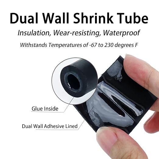 3:1 Ratio Heat Shrink Tubing Roll Adhesive Lined Industrial Marine Grade Dual - Image 5