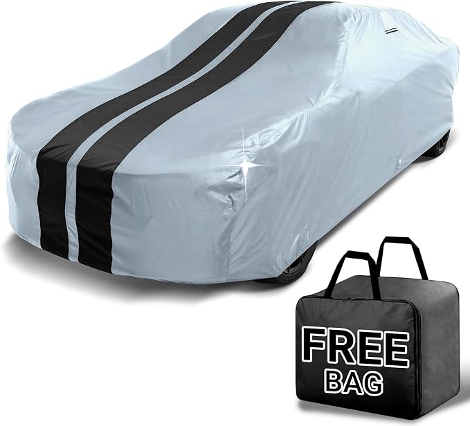 iCarCover Custom Car Cover for Buick Skyhawk Waterproof All-Weather Rain Snow by iCarCover