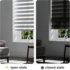 Persilux Cordless Zebra Blinds for Windows Free-Stop Roller Windows Shades Dual - Image 5
