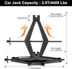 IMAYCC Scissor Lift Jack, Compact Car Jack Kit - Image 2