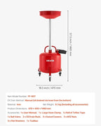 VEVOR 8 Gallon Waste Oil Drain Tank, Industrial Fluid Drain Tank - Image 7