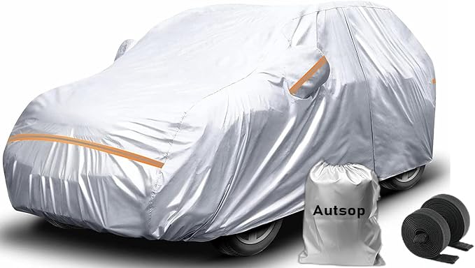 Autsop SUV Car Cover Waterproof All Weather, 12-Layer Car Covers by Autsop
