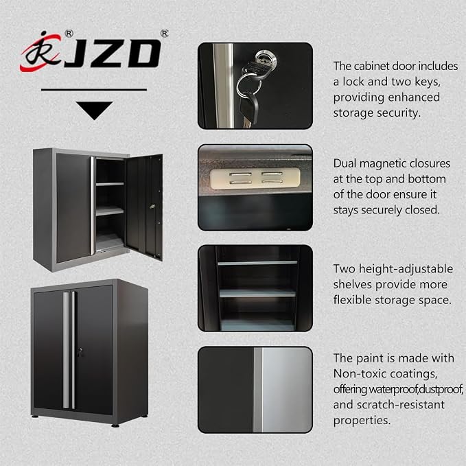 JZD Metal Garage Tool Cabinet System, Tool Organization - Image 8