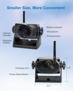1080P Solar Magnetic Wireless Backup Camera, 90 Days Standby Rechargeable - Image 9