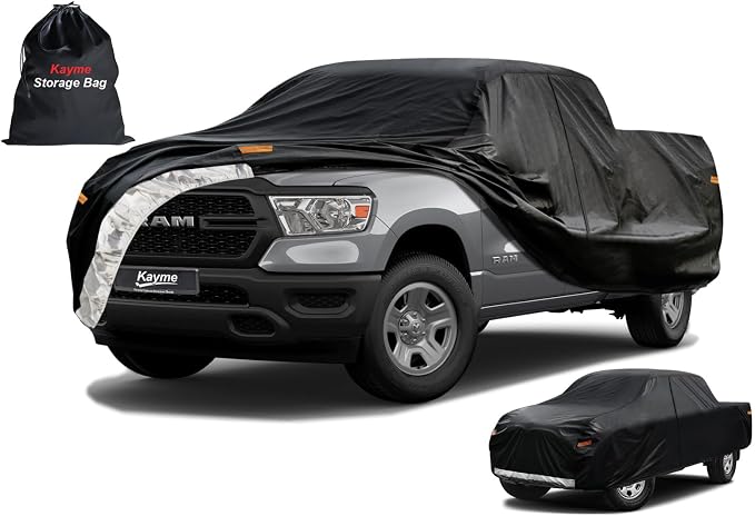 Kayme Truck Cover Custom Fit Dodge Ram 1500 Regular Cab Long Bed. Full Exterior by kayme