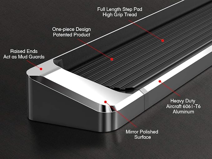 APS Running Boards Nerf Bars Side Steps Step Compatible - Image 5