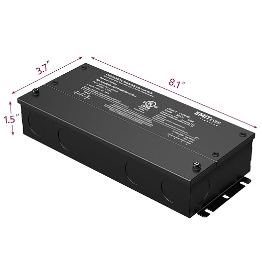 EMITEVER 96W Dimmable LED Driver, 24V Dimmable Power Supply, AC to DC - Image 3