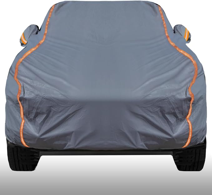 KEYOOG Universal Waterproof Heavy Weight Full Car Covers, Fit Pickup, All by KEYOOG