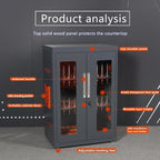 CNC Tool Storage Rack Organizers, Large Capacity CNC Tool Storage Cabinet - Image 3