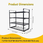 Wall Mount Power Tool Organizer, 4 Layer 4 Drill Hangers Storage Rack, Tool - Image 2