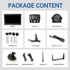 10'' 1080P Wireless Backup Camera System, 10 Inch DVR Quad Split Monitor - Image 7