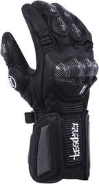 Harssidanzar Leather Motorcycle Gloves - Image 5