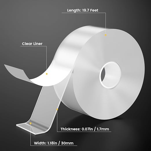 Double Sided Tape Heavy Duty Adhesive Tape Mounting Tape, Wall Sticky - Image 2