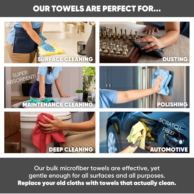 All Purpose Microfiber Towels - Image 5