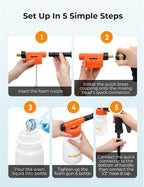 Car Wash Foam Gun + Microfiber Wash Mitt - Image 7