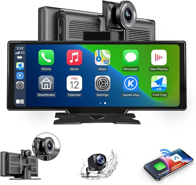 Portable Carplay Screen for Car 9.28" Carplay & Android Auto Car Touch Stereo by MovolsGuardyourhome