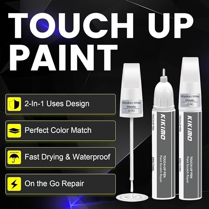 KIKIMO for Mazda Touch Up Paint), Car Paint Repair Kit for Mazda, 2 In 1 - Image 2
