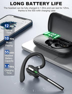 Bluetooth Headset V5.1, Wireless Headset - Image 2