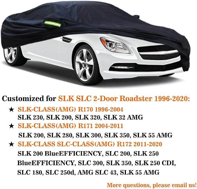 Car Cover Compatible with Mercedes-Benz SLK SLC R171 R172 SLK350 SLK250 SLK300 - Image 2