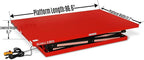 2200 lbs Capacity Stationary Powered Hydraulic Double Scissor Lift Table - Image 3