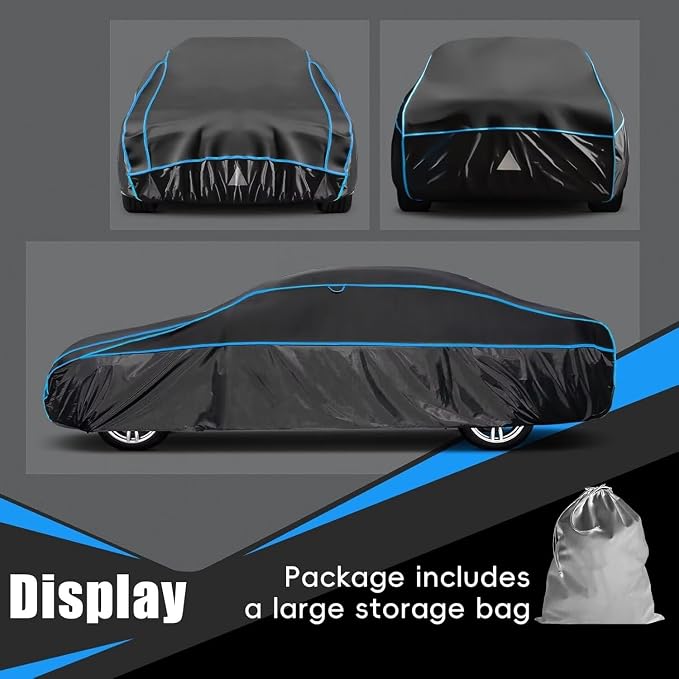 Hail Protector Car Cover, Outdoor Anti Hail Car Covers Thick Multi-Layered EVA - Image 5