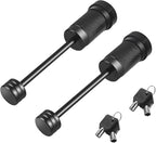 METOWARE Trailer Tongue Coupler Lock 1/4" Dia, 3-1/2" Span, Trailer Hitch Lock by METOWARE