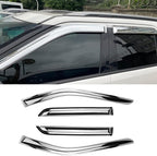 Chrome Side Window Visors Vent Deflector by STARTSHIP