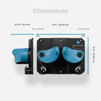 Ultimate Ski & Snowboard Wall Rack | Secure, Non-Slip Storage | Fits Any - Image 6