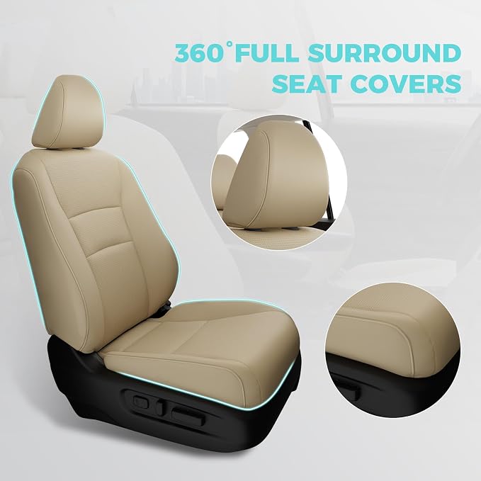 for Honda Pilot Seat Covers, Car Seat Protectors Full Set Custom Fit Pilot Elite - Image 5