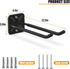 Garage Hooks, Heavy Duty Garage Hooks -12.4 Inch Wall Mount Hangers - Image 4
