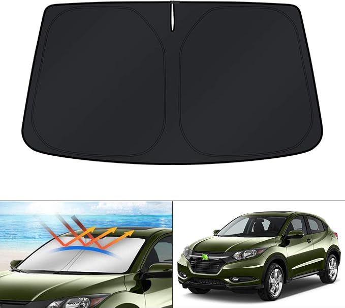 KUST Windshield Sun Shade for Honda HR-V 2016 2017 2018 2019 2020 2021 2022 HRV by KUST