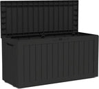 90 Gallon Lockable Resin Deck Box by Home