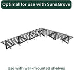 SunsGrove Heavy-Duty 4-Pack Overhead Garage Ceiling Storage Hooks, Add-On - Image 6