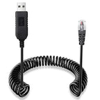 USB to RJ11 Plug Radar Detector Power Cable, USB 5V-12V Power Cable Compatible by Powercables