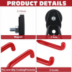Landhoow Large Magnetic Hooks Heavy Duty Garage Magnet Hooks Strong Storage - Image 3