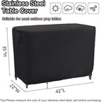 Kingling Outdoor Table Cover 42 Inch, Waterproof Prep Table Covers Bar Table - Image 2